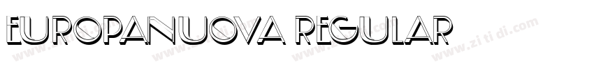 EuropaNuova Regular字体转换 EuropaNuova Regular字体转换